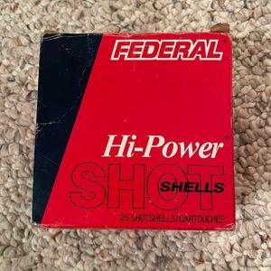 Vintage Federal Hi-Power Shot Shell Box